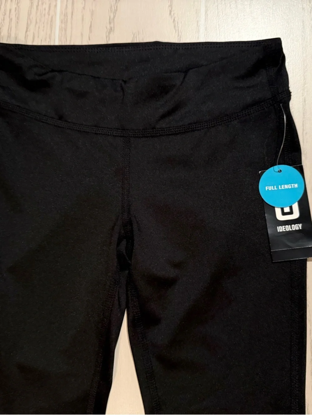 Ideology Girls Black High Rise Leggings Size S NWT‎ Stretch Activewear